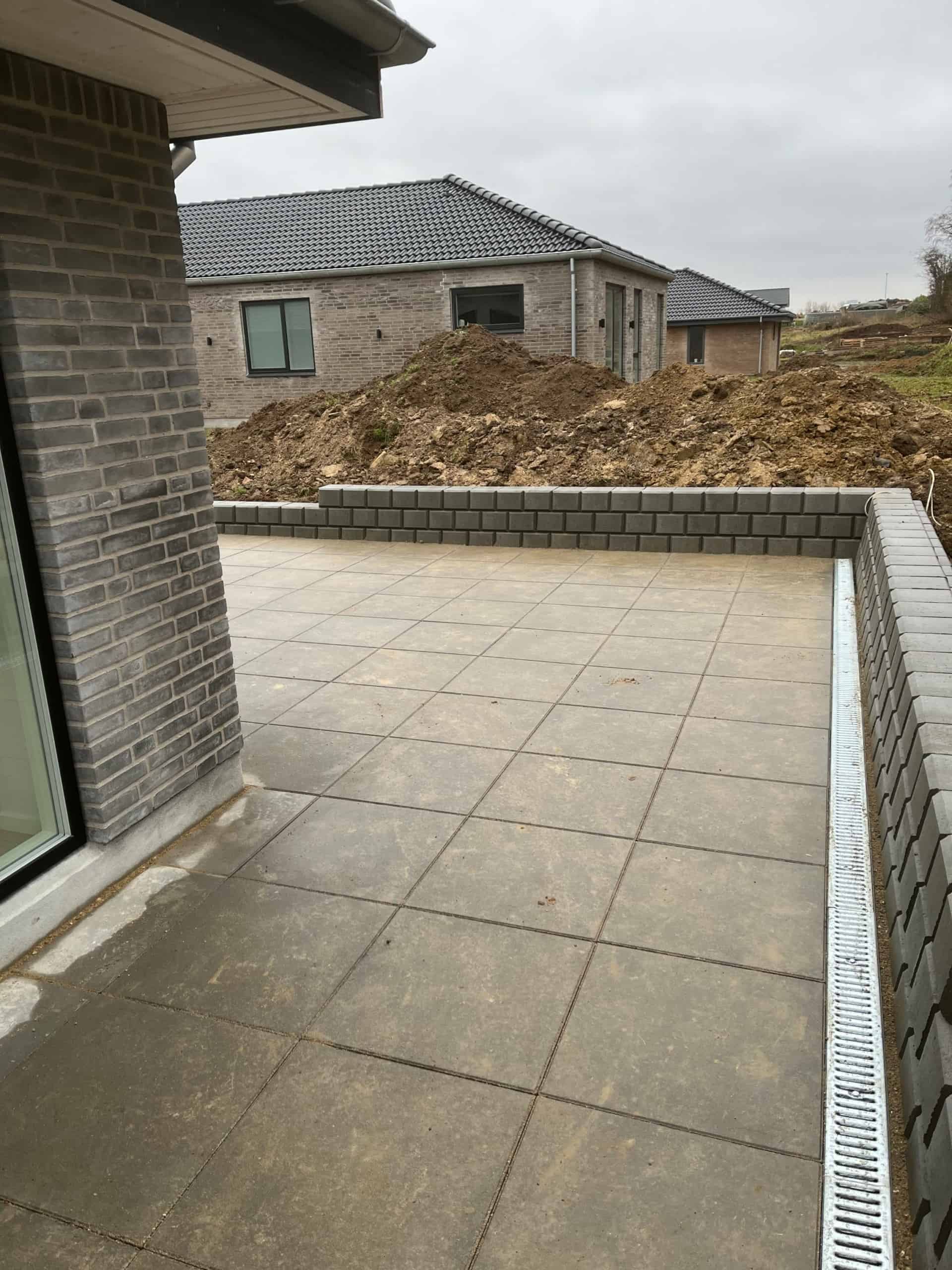 brolægning terrasse